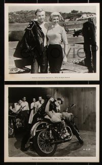 8w716 MOTORCYCLE GANG 7 TV 8x10 stills R1974 AIP, pretty Anne Neyland, living with no tomorrow!