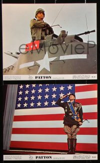 8w073 PATTON 8 color 8x10 stills 1970 George C. Scott as legendary World War II general!