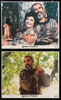 8w030 ROBIN & MARIAN 9 8x10 mini LCs 1976 great images of Sean Connery & Audrey Hepburn!