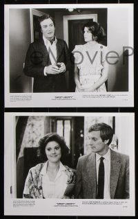 8w937 SWEET LIBERTY 3 8x10 stills 1986 director/star Alan Alda, Lois Chiles, fencing Michael Caine!