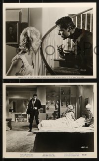 8w892 THRILL OF IT ALL 4 8x10 stills 1963 images of sexy Doris Day & James Garner, cast portraits!