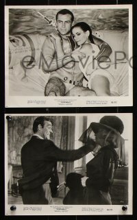 8w517 THUNDERBALL 11 8x10 stills 1965 great images of Sean Connery as James Bond, Peters, Beswick!