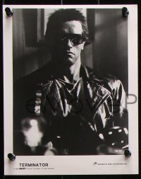 8w474 TERMINATOR 12 English 8x10 stills 1984 different images of cyborg Arnold Schwarzenegger!