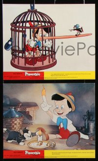 8w077 PINOCCHIO 8 color English FOH LCs R1978 Disney cartoon about wooden boy who wants to be real!