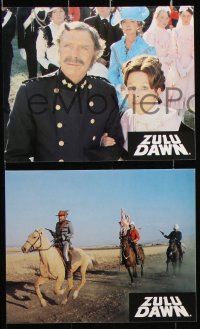 8w098 ZULU DAWN 8 color English FOH LCs 1979 Burt Lancaster, Peter O'Toole, African adventure!