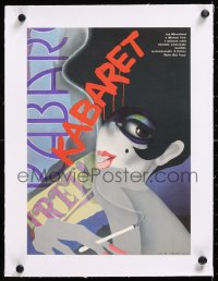 8y086 CABARET linen Czech 11x16 1989 best different Bartosova art of smoking Liza Minnelli!