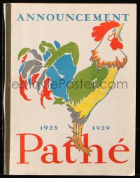 8z037 PATHE 1928-29 campaign book 1928 wonderful full-color art ads, William Boyd, Cecil B. DeMille