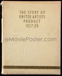 8z039 UNITED ARTISTS 1937-38 campaign book 1937 Dead End, Charlie Chaplin & Goddard in unmade movie!