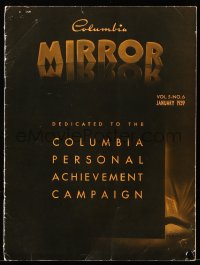 8z064 COLUMBIA MIRROR exhibitor magazine January 1939 Only Angels Have Wings, Blondie & more, rare!