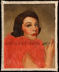 8z009 VIVIEN LEIGH 16x20 color display 1965 by Ernest Schuessler from Ship of Fools!