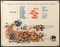 9a045 IT'S A MAD, MAD, MAD, MAD WORLD 1/2sh 1964 great art of entire cast by Mad's Jack Davis!