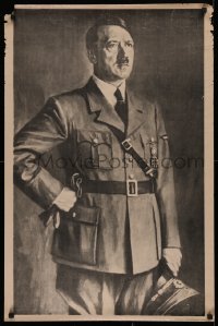 9a114 ADOLF HITLER 23x35 German special poster 1943 Erwin Skacel Nazi art of of Der Fuhrer, rare!