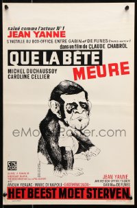 9b325 THIS MAN MUST DIE Belgian 1969 Claude Chabrol directed, Michel Duchaussey!