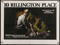 9b181 10 RILLINGTON PLACE British quad 1971 Strangler of Rillington Place, Christie sex-murders!