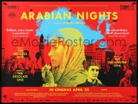9b186 ARABIAN NIGHTS advance British quad 2016 Miguel Gomes' As Mil e Uma Noites!