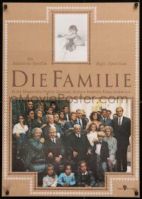 9b074 FAMILY East German 23x32 1989 great portrait of Vittorio Gassman & his entire family!