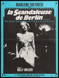 9b640 FOREIGN AFFAIR French 23x30 R1970s completely different sexy full-length Marlene Dietrich!