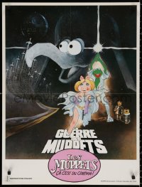 9b673 MUPPETS GO HOLLYWOOD Star Wars parody styleFrench 23x31 1980 Jim Henson, different!