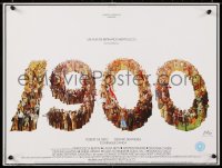 9b707 1900 French 16x22 1977 Bernardo Bertolucci, different art by Jean Mascii & Jouineau Bourduge!