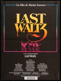 9b743 LAST WALTZ French 16x21 1978 Scorsese, it started as a rock concert & became a celebration!
