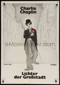 9b052 CITY LIGHTS German R1970s Charlie Chaplin as the Tramp by Friedel Schmidt Waltraut Ranke!