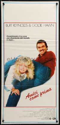 9b800 BEST FRIENDS Italian locandina 1983 Goldie Hawn & Burt Reynolds share an awkward moment!