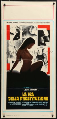 9b831 EMANUELLE & THE WHITE SLAVE TRADE Italian locandina 1978 art of sexy prostitute Laura Gemser!