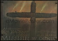9b129 MISSISSIPPI BURNING Polish 26x38 1990 Gene Hackman, Willem Dafoe, best Walkuski artwork!