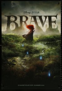 9c522 BRAVE advance DS 1sh 2012 Disney/Pixar fantasy cartoon set in Scotland, far away image!