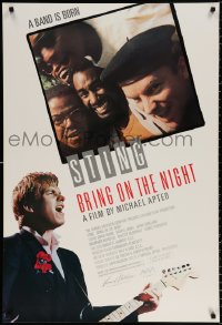 9c524 BRING ON THE NIGHT 1sh 1985 Sting with guitar, 1st solo album, directed by Michael Apted!