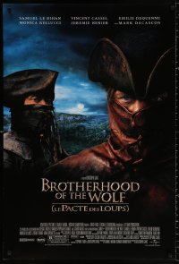 9c525 BROTHERHOOD OF THE WOLF DS 1sh 2001 Christophe Gans' Le Pacte des Loups, Bellucci!
