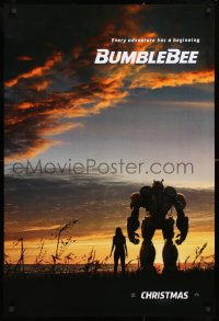 9c527 BUMBLEBEE teaser DS 1sh 2018 The Transformers, John Cena, every adventure has a beginning!