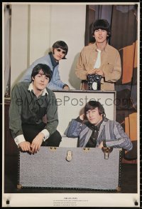 9c177 BEATLES 24x36 Japanese commercial poster 1974 John, Paul, George & Ringo, footlocker!