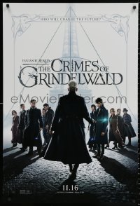 9c593 FANTASTIC BEASTS: THE CRIMES OF GRINDELWALD teaser DS 1sh 2018 who will change the future?