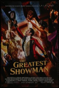 9c622 GREATEST SHOWMAN style B advance DS 1sh 2017 Hugh Jackman as P.T. Barnum, top cast!
