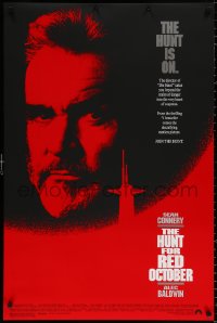 9c652 HUNT FOR RED OCTOBER 1sh 1990 Russian military submarine captain Sean Connery!