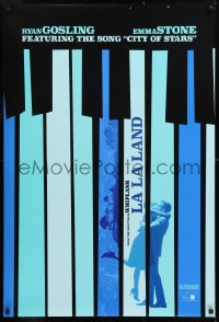 9c694 LA LA LAND teaser DS 1sh 2016 Ryan Gosling, Emma Stone in piano keys, City of Stars!
