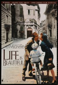 9c703 LIFE IS BEAUTIFUL 1sh 1998 Roberto Benigni's La Vita e bella, Nicoletta Braschi