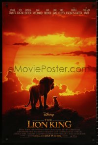 9c706 LION KING advance DS 1sh 2019 Walt Disney live action/CGI, Donald Glover as Simba, Pride Rock!