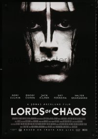 9c721 LORDS OF CHAOS DS 1sh 2018 wild different close-up of Rory Culkin, based on truth and lies!