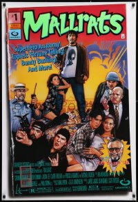 9c731 MALLRATS 1sh 1995 Kevin Smith, Snootchie Bootchies, Stan Lee, comic artwork by Drew Struzan!