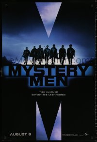 9c770 MYSTERY MEN teaser DS 1sh 1999 Ben Stiller, Janeane Garofalo, William H. Macy, Paul Reubens!