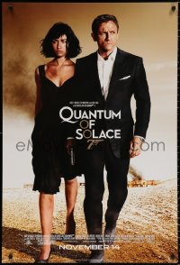 9c800 QUANTUM OF SOLACE advance 1sh 2008 Daniel Craig as James Bond, sexy Olga Kurylenko!