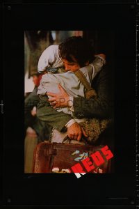 9c814 REDS 1sh 1981 image of star/director Warren Beatty as John Reed & Diane Keaton in Russia!