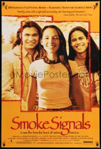 9c879 SMOKE SIGNALS DS 1sh 1998 Adam Beach, Evan Adams, Irene Bedard, the heart of Native America!