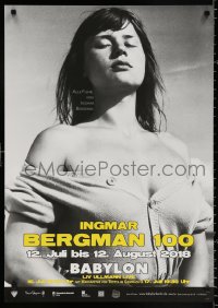 9c143 INGMAR BERGMAN 100 23x33 German film festival poster 2018 Andersson in Summer with Monika!