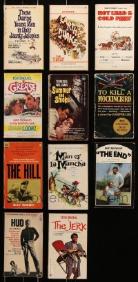 9d019 LOT OF 11 MOVIE EDITION PAPERBACK BOOKS 1960s-1970s Grease, To Kill a Mockingbird & more!