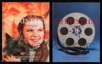 9d053 LOT OF 2 CHRISTIE'S FILM AND ENTERTAINMENT AUCTION CATALOGS 1999 filled with cool images!