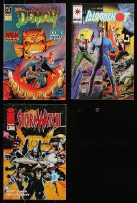 9d061 LOT OF 3 COMIC BOOKS 1990s Demon, Bloodshot, Stormwatch!