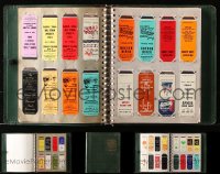 9d079 LOT OF 1 MATCHBOOK COVER ALBUM 1940s-1950s containing 128 covers, holds around 500 total!